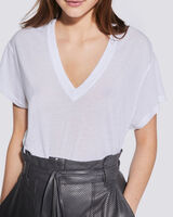 PONIE SHORT SLEEVE V NECK T SHIRT image number null